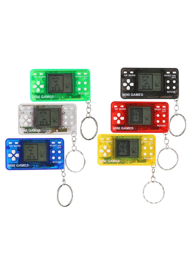 Supply Of Tetris Game Mini Handheld Electronic Game Keychain Pendant Small Toys-Color:Macaron Powder  - Image 4