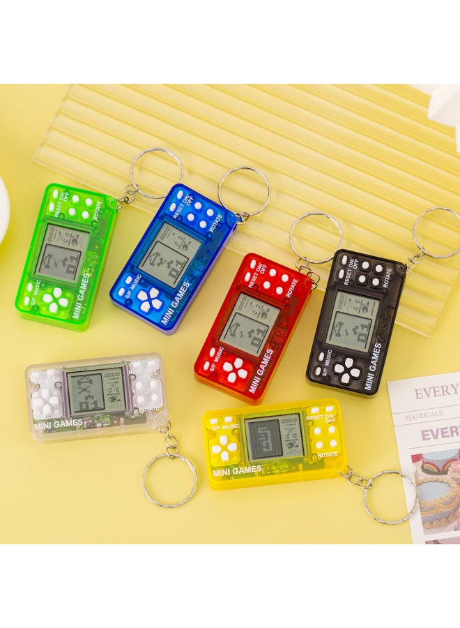 Supply Of Tetris Game Mini Handheld Electronic Game Keychain Pendant Small Toys-Color:Macaron Powder  - Image 3