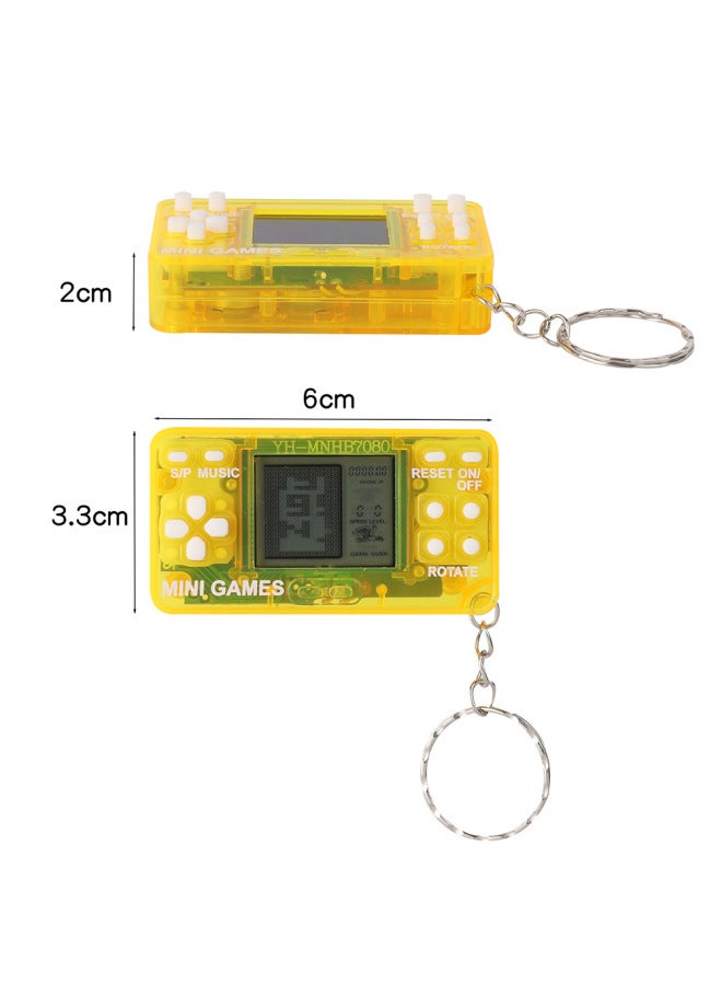Supply Of Tetris Game Mini Handheld Electronic Game Keychain Pendant Small Toys-Color:Macaron Powder  - Image 5