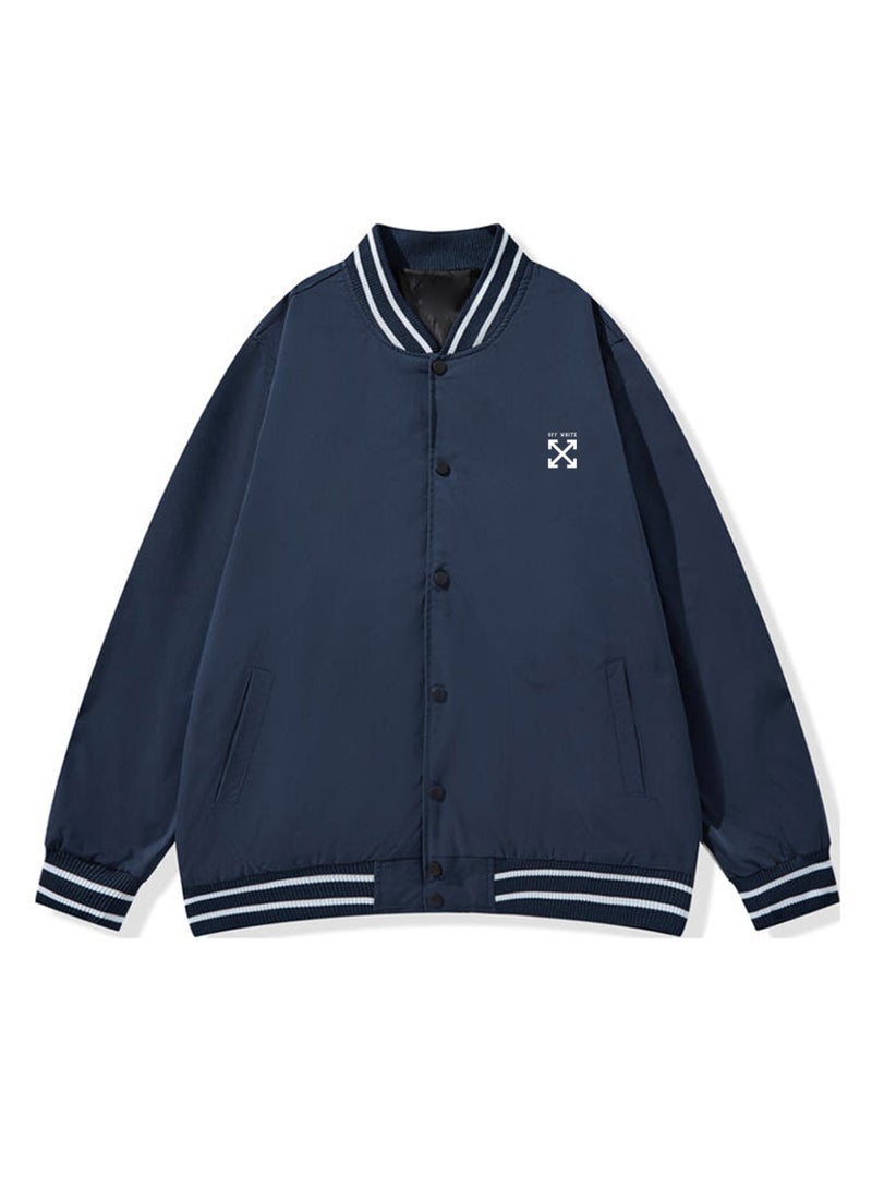 OFF-WHITE baseball uniform jacket for men and women - Image 3