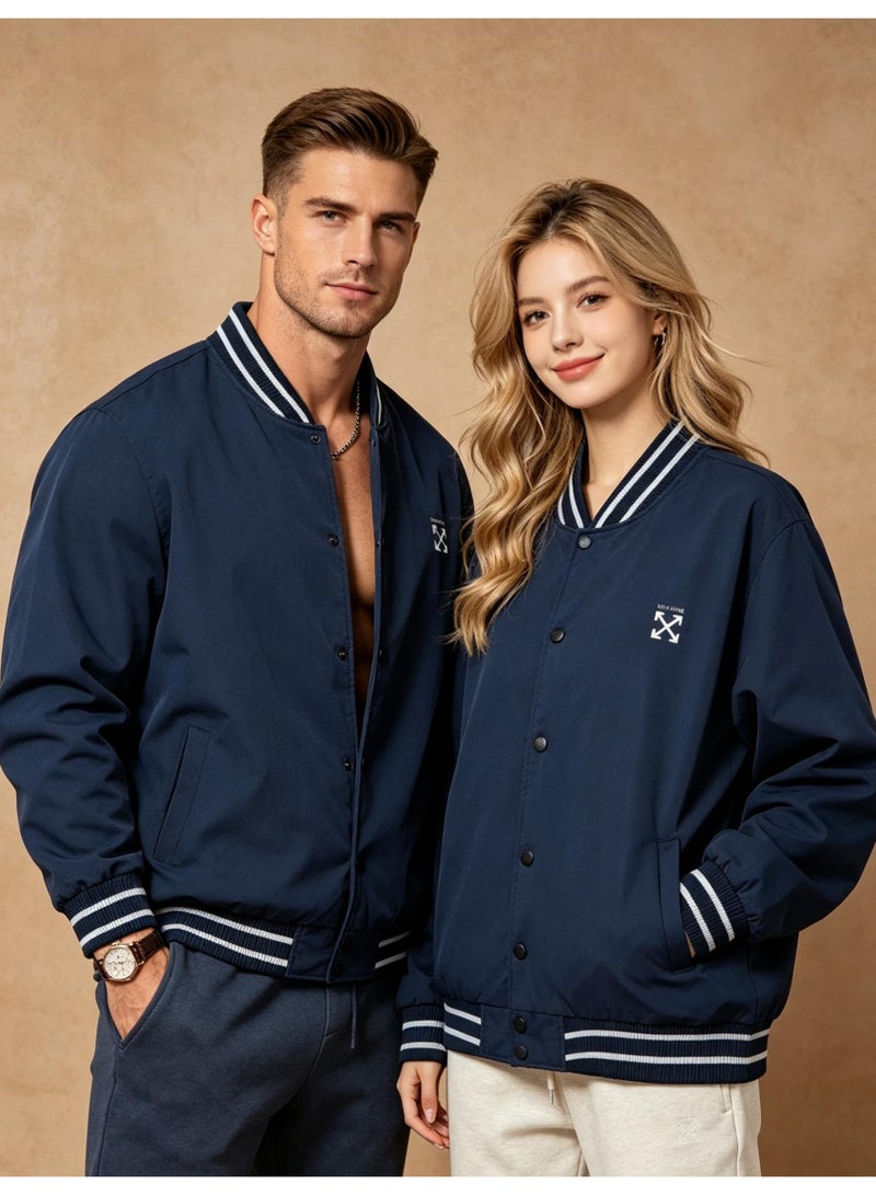 OFF-WHITE baseball uniform jacket for men and women - Image 2