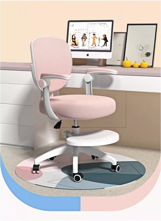 Reelyo Ergonomic Kids Desk Chair  Kids' Armchairs Computer Desk Chai  Child'S Children Student Study Office Computer Chair Ergonomic Low-Back Mesh Rolling Work Swivel Chairs Adjustable Seat Height Sit-Locking Casters Swivel Type - Image 3