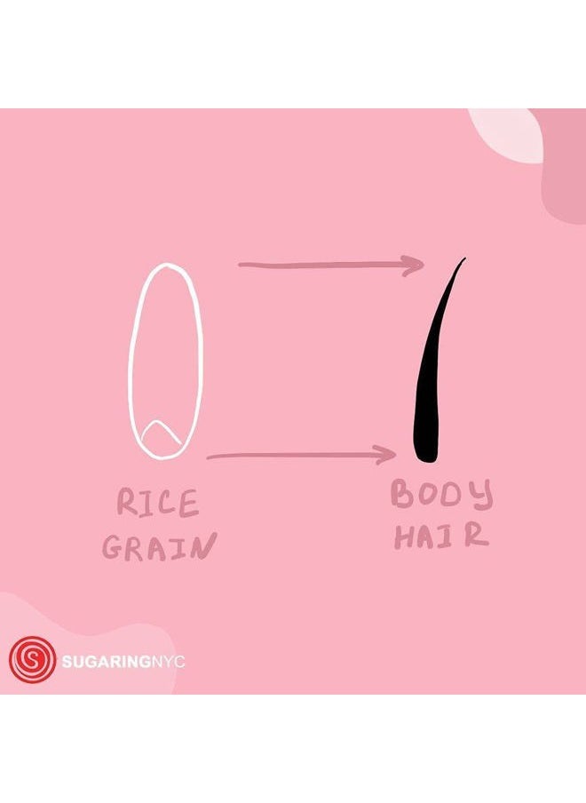 Sugaring NYC - Sugaring Paste personal size for Bikini, Brazilian, Legs, Arms Sugaring hair removal + Anti-ingrown hair solution with roller applicator and sugaring card applicator - Image 1