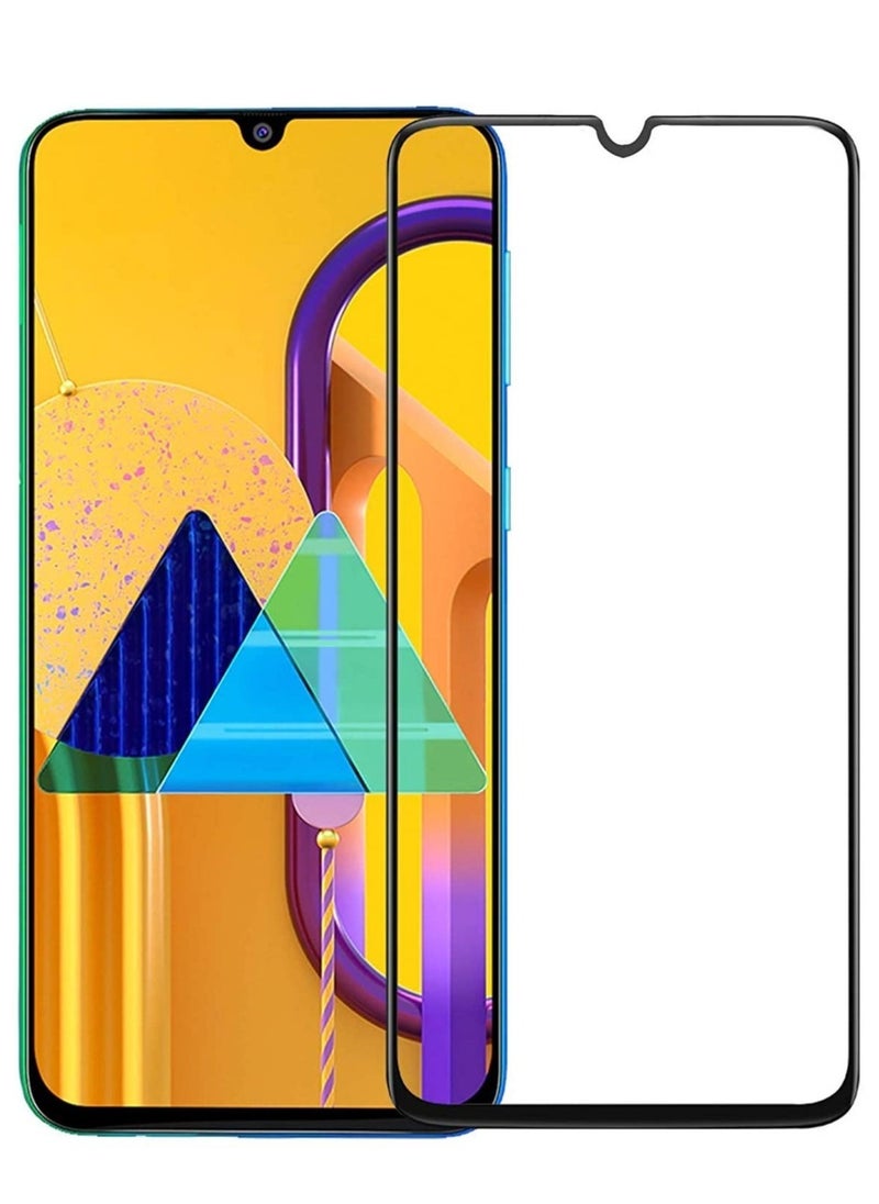 ELTRAZONE Screen Guard for Samsung Galaxy M30s / M30 / M31 / M21 / A30 / A30s / A50 / A50s Tempered Glass Screen Protector Full Glue  - Image 1