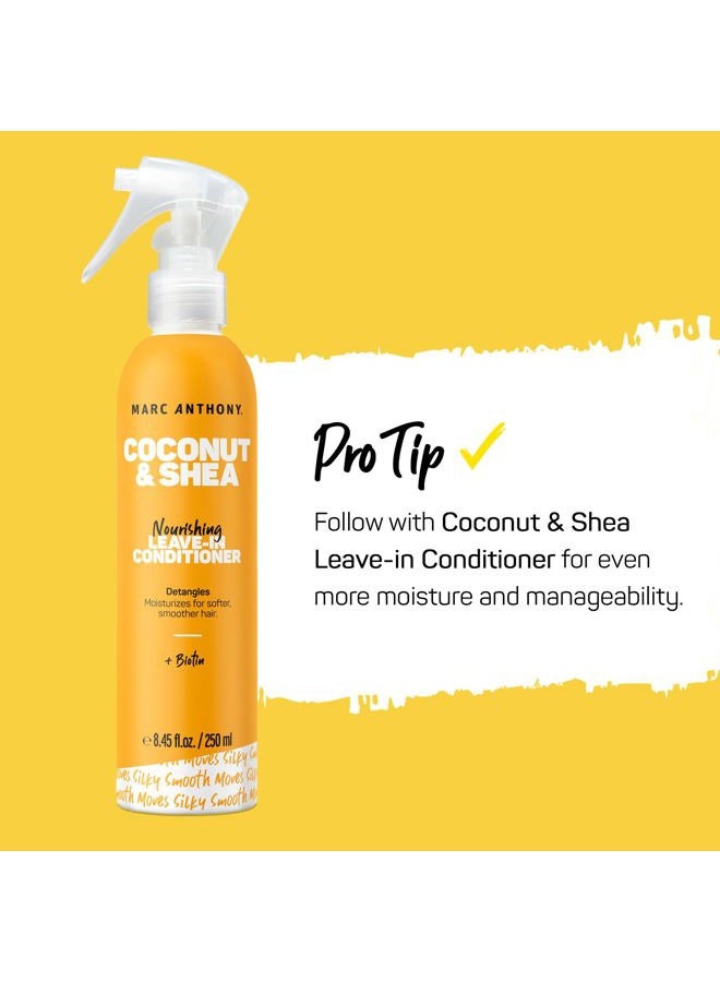 MARC ANTHONY Volumizing Shampoo and Conditioner Set with Coconut Oil & Shea Butter - Nourishing & Hydrating Haircare Infused with Biotin for Dry & Damaged Hair - Restore Moisture & Protects Hair - Image 5