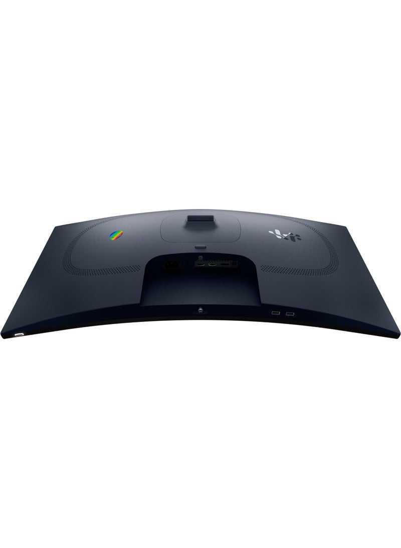 DELL Alienware AW3225DM 32-inch 1500R Curved Gaming Monitor, QHD 2560×1440, 180Hz, 1ms, VA Panel, 1500R Curve, AMD FreeSync, VESA Adaptive-Sync, HDR400, 95% DCI-P3, HDMI 2.1 + DP 1.4, USB Hub, Height Adjustable Stand | AW3225DM black - Image 4