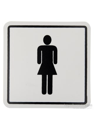 Ladies Toilet (Code 208) 12X12 Cm - pzsku/Z50FC42C82F00137648CFZ/45/_/1728631398/b6aab433-53e4-4f7b-91e1-37360ec288c6