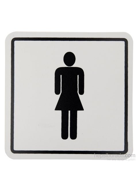 Ladies Toilet (Code 208) 12X12 Cm