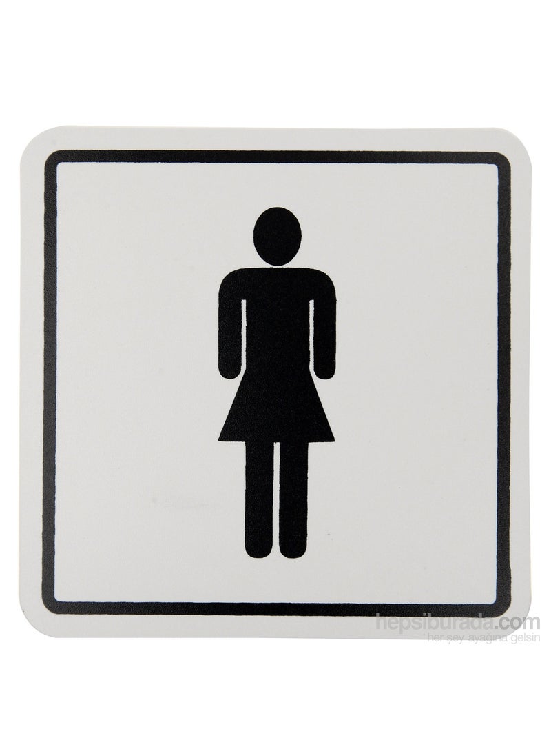İnterPano Ladies Toilet (Code 208) 12X12 Cm 