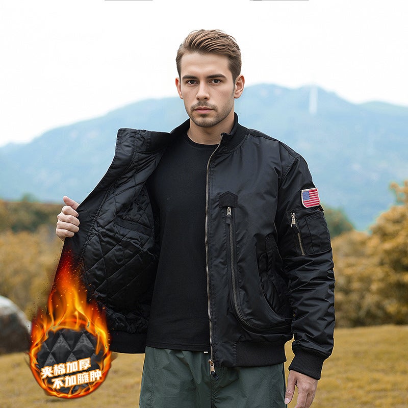 Winter Cotton Clothes Men'S Camouflage Coat Outdoor Loose Tactical Jacket Military Wind Cold-Proof Workwear Baseball Coat - Image 5