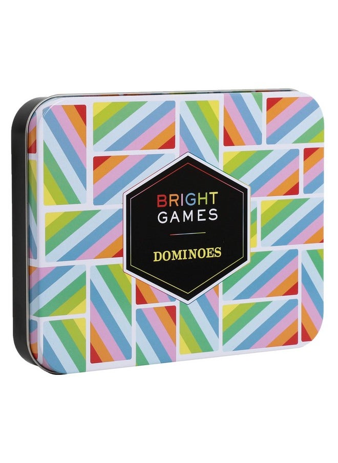 Chronicle Books Bright Games Dominoes (Dominoes Set Dominoes Game Family Game Night Games)  - Image 2
