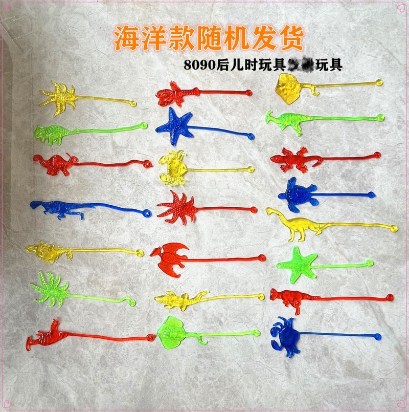 Dinosaur Sticky Meteor Hammer Sticky Hand Sticky Elastic Vent Sticky Hammer Large】 Spider Man Small Gift Toy - Image 2