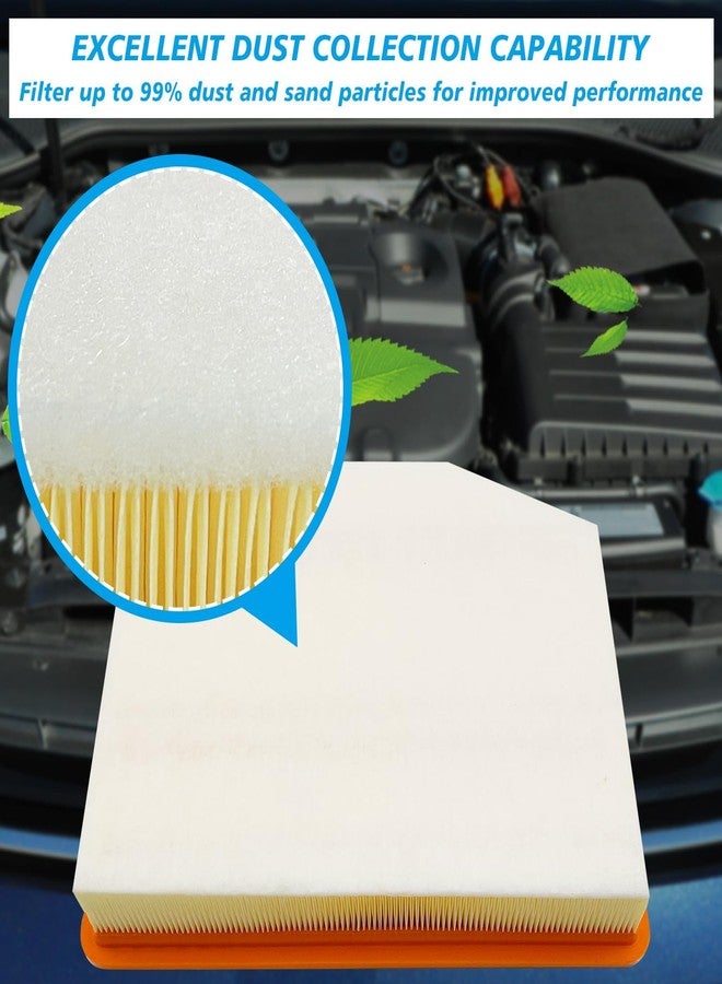 Capume Engine Air Filter JM1219 Fits for 2021-2024 Escalade ESV, 2019-2024 Silverado 1500, 2021-2024 Suburban, 2021-2024 Tahoe, 2019-2024 Sierra 1500, 2021-2024 Yukon XL, for 84121217 A3244C 84121219 - Image 3