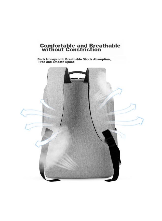 Right Away Laptop Backpack For Men, 16-inch Simple Business Travel Backpack, Ultra-light Commuter Schoolbag - Image 5