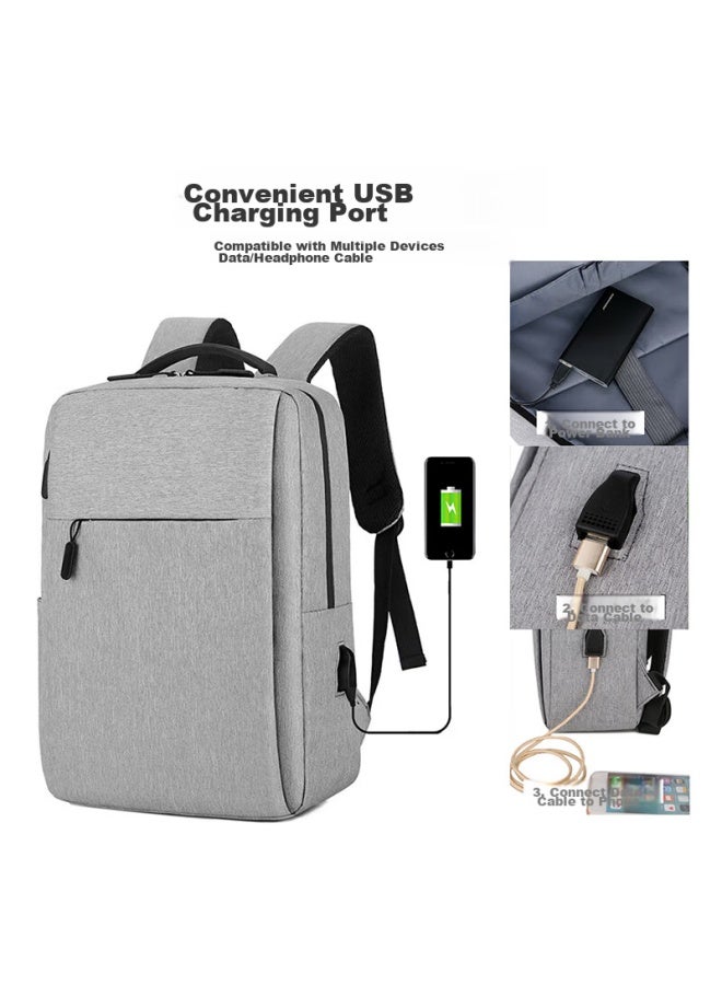 Right Away Laptop Backpack For Men, 16-inch Simple Business Travel Backpack, Ultra-light Commuter Schoolbag - Image 3