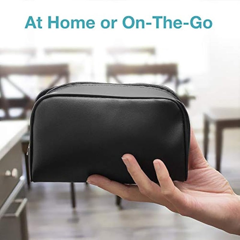 HealthSmart Manual Blood Pressure Monitor, Self Taking Blood Pressure Kit, With Cuff Size 13-17 Inches with Attached Stethoscope, Black, Adult Large - Image 5