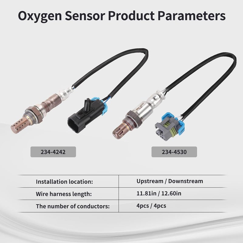 Likala O2 Oxygen Sensor Upstream and Downstream for Chevy, GMC, Pontiac, and Saturn 2.4L - Image 3