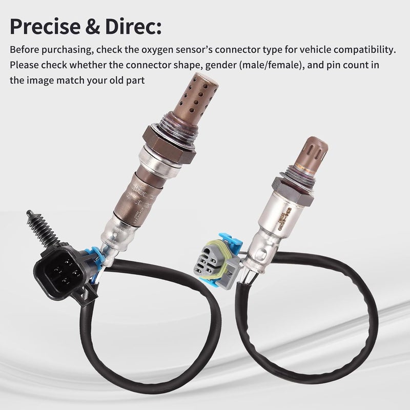 Likala O2 Oxygen Sensor Upstream and Downstream for Chevy, GMC, Pontiac, and Saturn 2.4L - Image 2