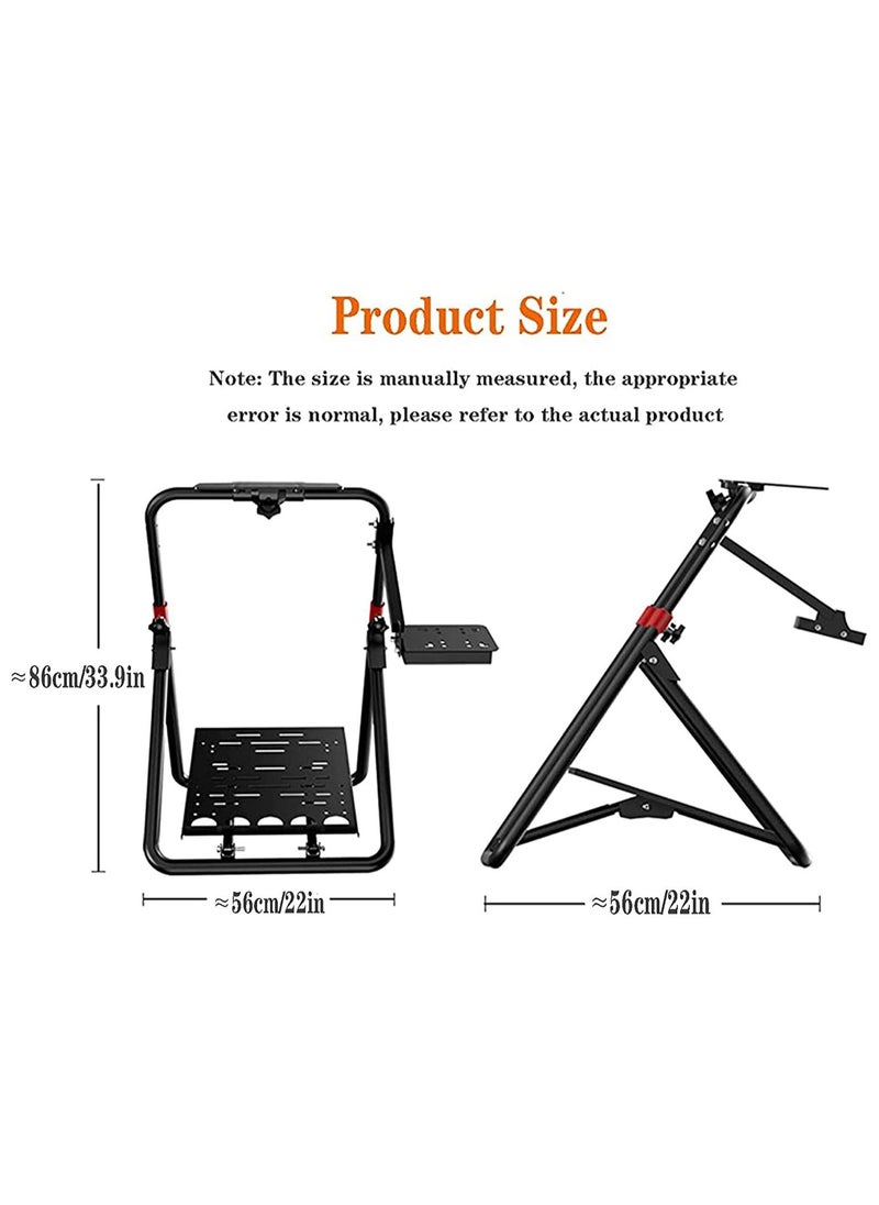 PXN - PXN-A9 Racing Steering Wheel Stand for with Gear/Shifter Mount Folding Bracket Tilt-Adjustable Racing Stand (Racing Wheel NOT Included) - Image 1