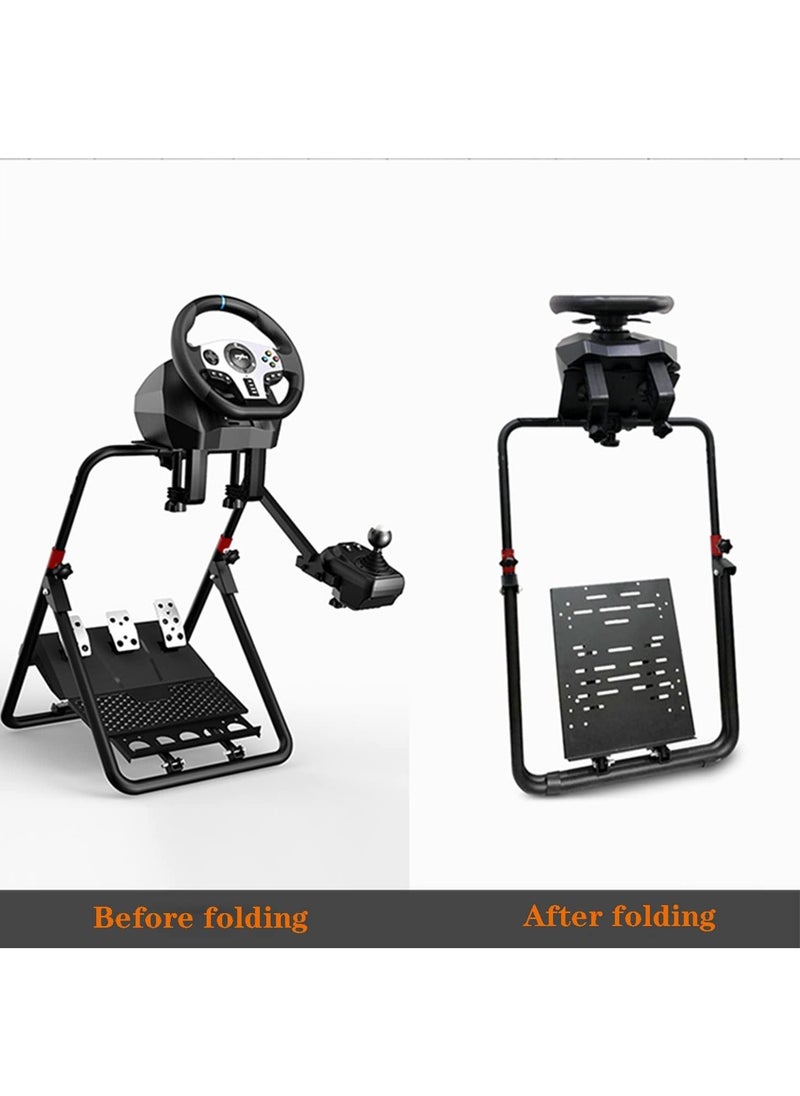 PXN - PXN-A9 Racing Steering Wheel Stand for with Gear/Shifter Mount Folding Bracket Tilt-Adjustable Racing Stand (Racing Wheel NOT Included) - Image 1
