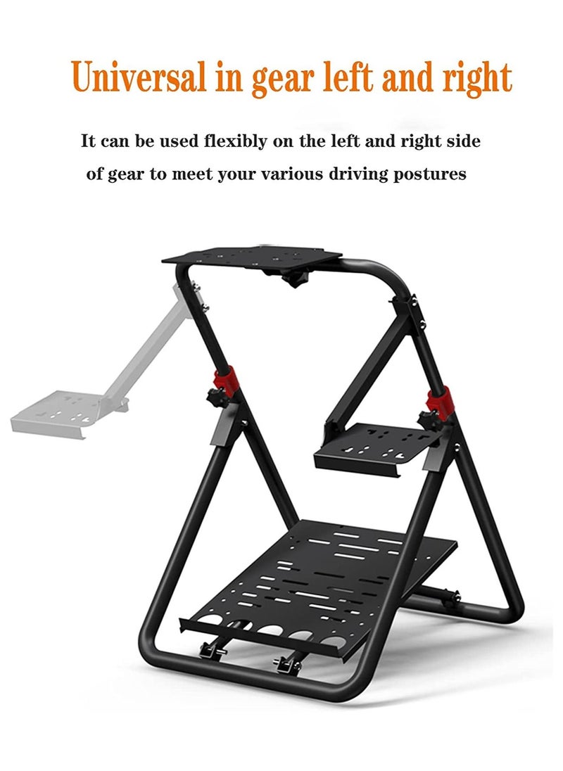 PXN - PXN-A9 Racing Steering Wheel Stand for with Gear/Shifter Mount Folding Bracket Tilt-Adjustable Racing Stand (Racing Wheel NOT Included) - Image 1