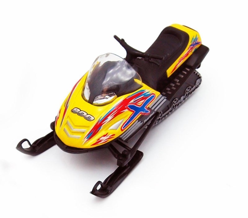 KiNSFUN Die Cast Metal Snowmobile Model, 5 Inch, 1 Random Color - Image 4