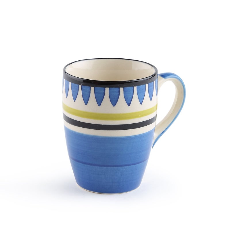 Kittens KITTENS Ceramic Coffee Mug Set of 4 Handpainted Design Blue Durable Ceramic Mugs Perfect for Coffee Tea Hot Beverages 300ml Capacity - Image 5
