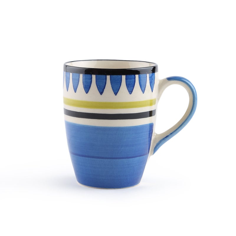 Kittens KITTENS Ceramic Coffee Mug Set of 4 Handpainted Design Blue Durable Ceramic Mugs Perfect for Coffee Tea Hot Beverages 300ml Capacity - Image 3