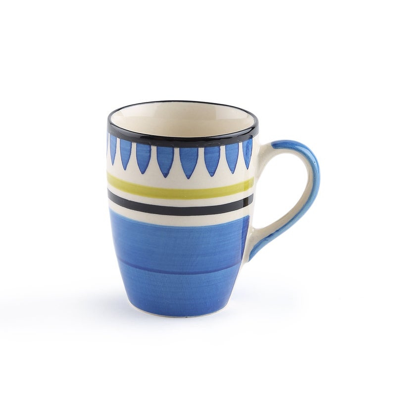 Kittens KITTENS Ceramic Coffee Mug Set of 4 Handpainted Design Blue Durable Ceramic Mugs Perfect for Coffee Tea Hot Beverages 300ml Capacity - Image 4