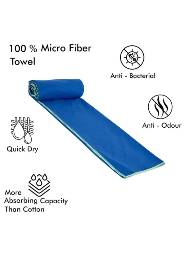 Mintra Microfiber Swimming Towels 80 x 130 cm -Navy color - Image 2