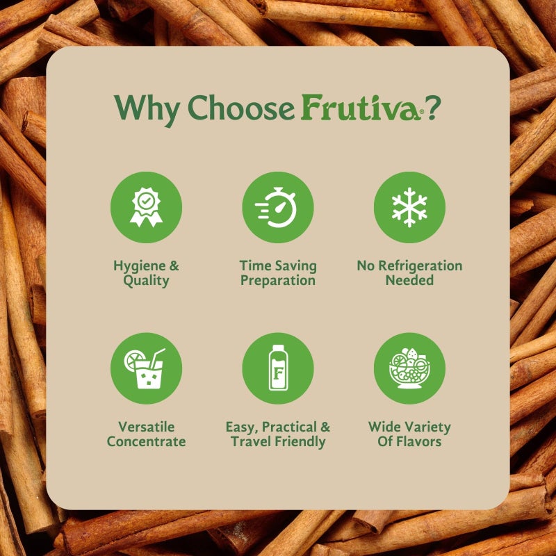 Frutiva Authentic Horchata Drink Mix | Made in Mexico with Cane Sugar, Oats & Cinnamon | Aguas Frescas Concentrate Makes 2.6 Gallons | No High Fructose Corn Syrup | Perfect for Drinks, Desserts & More - Image 4