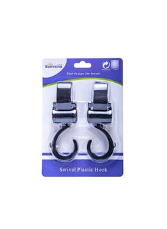 TEKNUM Double Baby Stroller With Hooks - Black  - Image 5