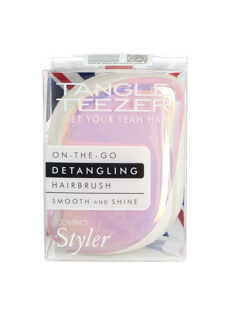 TANGLE TEEZER - Tangle Teezer Compact Styler - Holographic Pink - Image 1