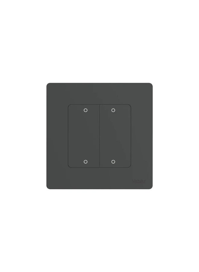 MOES Zigbee Push Ring Scene Switch – 4 Gang (Grey) | Wireless Smart Scene Controller with Reverse Switch Function, LED Star Ring Button, Tuya & Smart Life Compatible, Requires Zigbee Hub - Image 1