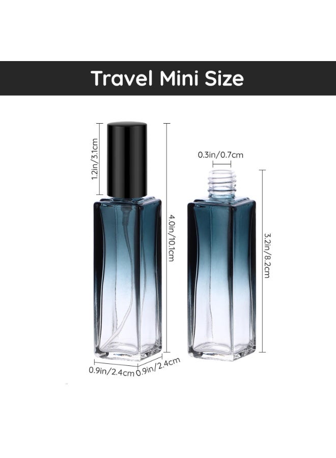 20ML Travel Perfume Atomizer, 2pcs Portable Perfume Bottles Refillable, Empty Glass Spray Bottles for Dispensing Cologne Toiletries, Fine Mist Sample Bottle Sprayer for Traveling Outgoing - Image 4