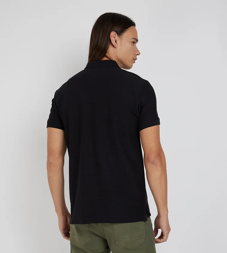 ايروبوستال Aero Men's Logo Embroidered Polo T-Shirt