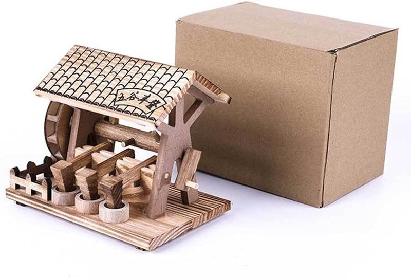 3D Wooden Puzzle Office Desk Decor Country Style Fall Desktop Decoration 17x13cm - Image 2