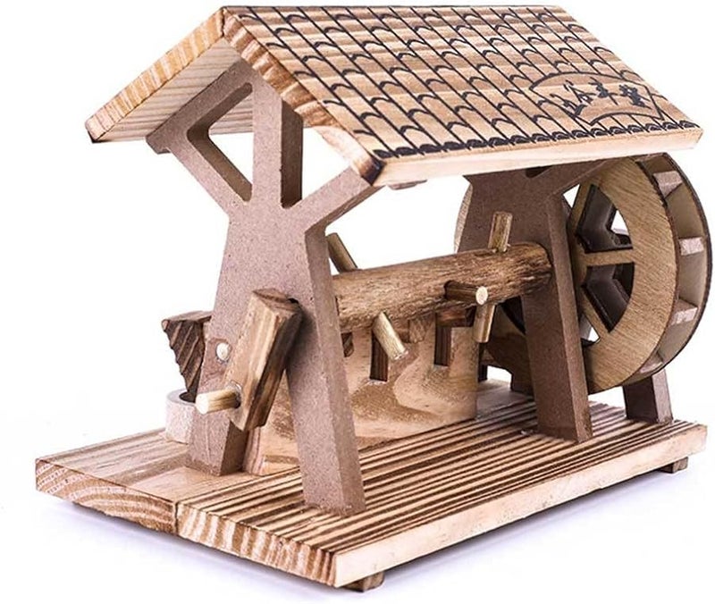 3D Wooden Puzzle Office Desk Decor Country Style Fall Desktop Decoration 17x13cm - Image 1