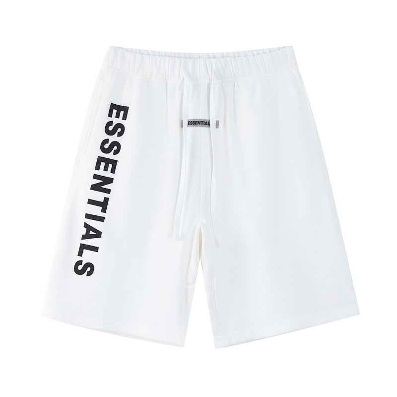 Fog Multi-Line Side Silicone Shorts Essentials American Trend High Street Loose Casual Ins Five-Point Pants - Image 1