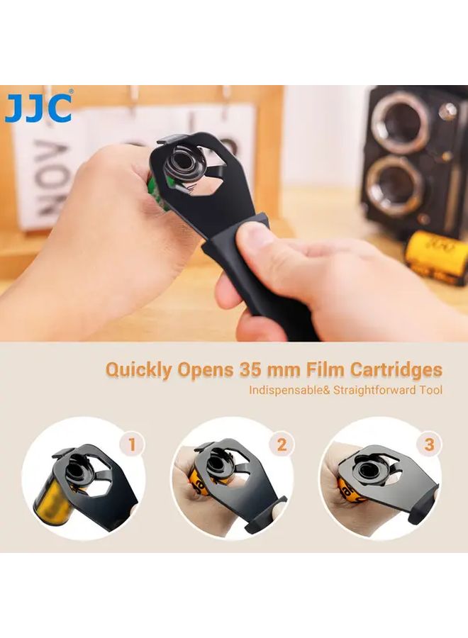Black Heavy Duty Metal Film Opener For 35mm 120 135 Film Cassettes Darkroom Tool - Image 5