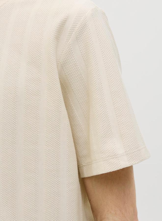 ريبل تيشيرت بياقة دائرية وأكمام قصيرة - Image 5