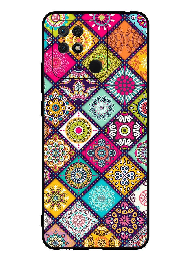Covernex Protective Case Cover For Xiaomi Redmi 10C Multi Shapes Floral Pattern - Image 1
