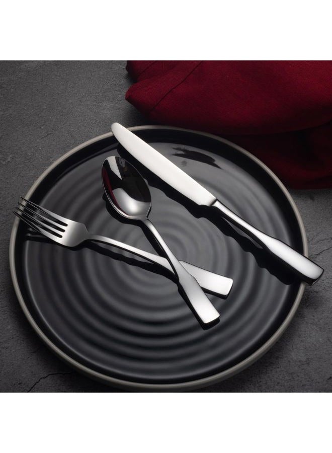 Alata Kate 40-Piece Silverware Set,Service for 8,Stainless Steel Flatware Set,Mirror Polished Cutlery Set,Dishwasher Safe - Image 3