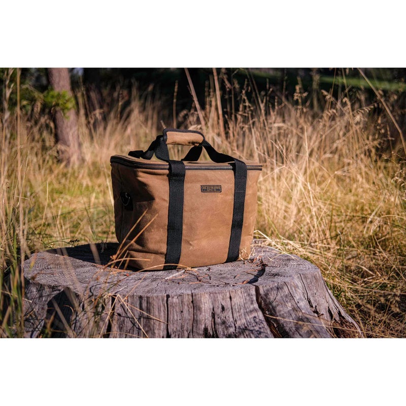 Readywares Waxed Canvas Insulated 18L Soft-Sided Cooler for Camping, Beach, Tailgailting, BBQ, Weekend Trips - Great as Lunch Cooler and Mens Lunch Bags for Work or Lunch Bag - Image 5