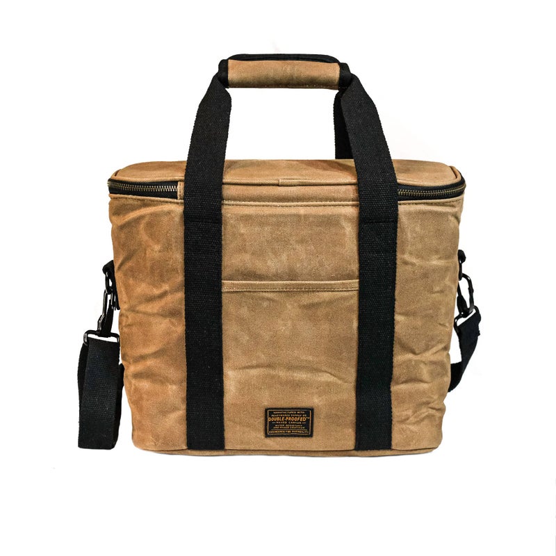 Readywares Waxed Canvas Insulated 18L Soft-Sided Cooler for Camping, Beach, Tailgailting, BBQ, Weekend Trips - Great as Lunch Cooler and Mens Lunch Bags for Work or Lunch Bag - Image 2