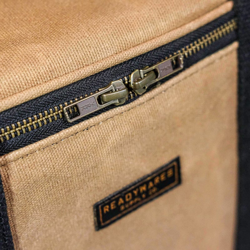 Readywares Waxed Canvas Insulated 18L Soft-Sided Cooler for Camping, Beach, Tailgailting, BBQ, Weekend Trips - Great as Lunch Cooler and Mens Lunch Bags for Work or Lunch Bag - Image 4