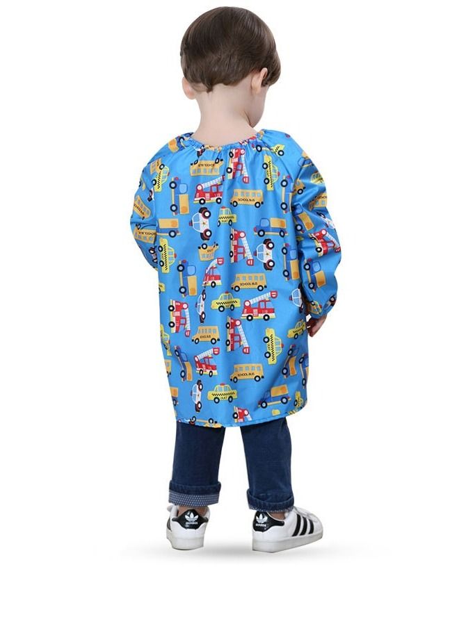 Loquat Children Play With Sand Waterproof Painting Cover Blue - Image 2