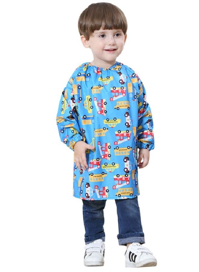 Loquat Children Play With Sand Waterproof Painting Cover Blue - Image 3