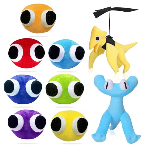 TwCare 9 Pack Plush Toy for Kids Adults Playing with Family Soft Stuffed Animal Plushie Toys Plushies Birthday Thanksgiving Christmas Festival Night Party Favor Supplies Game Fans - Image 1