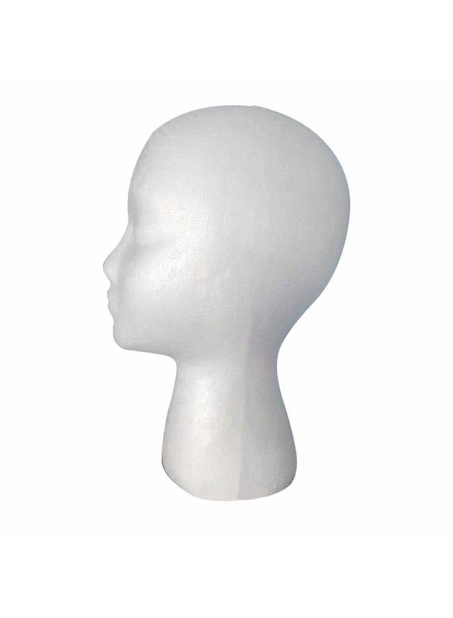 Smilco 11" 3 Pcs Wig Head - Tall Female Foam Mannequin Wig Stand and Holder for Style, Model And Display Hair, Hats and Hairpieces, Mask - for Home, Salon and Travel - Image 4